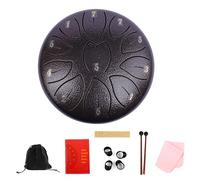 Steel Tongue Drum with Drumstick 11 Note Ethereal Small Metal Handpans Percussions Instrument Musical Toy Metal Handpans Drum Music Kids