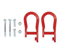 Steel Towing Eye Hook Kit for Chevrolet 2007-2019 Red(Red)