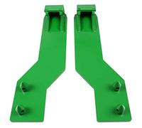 Steel Tractor Loader Quick Tach Weld On Mounting Brackets Compatible with John Deere Tractor Loaders(Top Pin Fits 200, 300, and 400 Series Loaders,Bottom Pin Fits 500 Series Loaders)