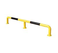 Steel Traffic Bollards for Parking Lots, Easy-to-Install Car Blockers for Garages, Subways & Schools - Heavy-Duty Safety Posts
