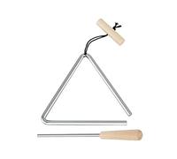 Steel Triangular Instrument - Alloy Steel, Portable Percussion | Durable Musical Triangle with Percussors, Rhythm Education Instrument for School, Band, Orchestra, Children, Adult