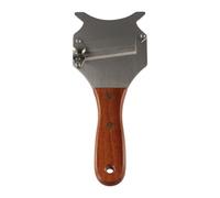Steel Truffle Slicer,Wood Handle Adjustable Slice Thickness Chocolate Planer,Multifunctional Vegetable Peeler Butter for Kitchen Gadgets(Flat Type)