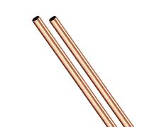 Steel Tube, Copper Tube Pipe Hollow Straight Hard state500mm Length 8mm9mm10mmOD 0.5mm1mm1.5mm2mmWall Thickness2pcs,9mm*0.5mm*500mm(10mm*1mm*500mm)