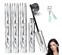 Steel Tube Eyelash Primer, Steel Pipe Mascara Primer, Waterproof Long Curling Mascara, Sweat-Proof, Lengthening, Natural And Non-Smudged(3pcs)