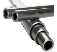 Steel Tubing, 1PC Seamless Steel Pipe 28mm Dia, Hydraulic Alloy Precision Round Tubes, Galvanized Explosion-Proof Tube 500mm Length(OD 28mm*25mm ID)