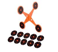 Steel Turntable Target | Thickened Carbon Steel Shockproof - Outdoor Sports Turntable Target - Suitable For Range, Backyard, Hilly Terrain, Open Field And Sports Club