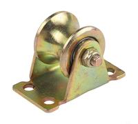 Steel U-Shaped Pulley Block with 56x33mm Dimensions and 31mm Groove Wheel for Mounting on Various Structural Surfaces