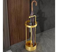 Steel Umbrella Stand, umbrella stand, entryway organizer, metal umbrella holder, Premium Steel Umbrella Stand Organizer for Entryway - Space Saving, Durable & Stylish for Home & Office Use gold