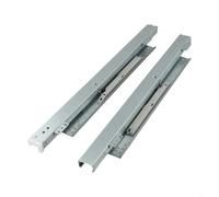 Steel underfloor Guides for Drawers with Floor mounting, Silent Soft Close Springs, Noise Reduction up to 30db, and Full Extension for Convenient Access (450mm)