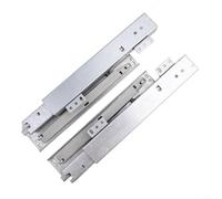 steel underfloor guides for floor mounting with silent soft close springs and hydraulic damping, designed for reliable and quiet drawer operation (300mm)