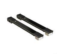 Steel Washing Machine Base Frame Bracket with Elevated 4 cm Height for Airflow and Easy Cleaning Under Appliances (Black)