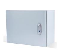 Steel Waterproof Electrical Box, Electrical Junction Box with Safety Lock, Weatherproof Anti-Rust(40x30x20cm/15.7x11.8x7.9in)