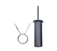 Steel Weight Loading Pin with Spring Collar for Weight Stack System on Cable Tower for Exercise and Workout Machines (8 * 110mm)