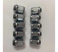 Steel Wheel Bolts 10 Pcs Car Wheel Nuts 19mm Hex Length 35mm M14x1.5 M12x1.5 M12x1.25 Lug Nuts M14x2, 1/2-20 Closed End Lug Nuts(M14x1.5)
