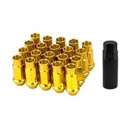 Steel Wheel Bolts 20pcs M12x1.5 M12x1.25 Car Accessories Wheel Lug Nuts Racing Car Modification Open-ended Wheel Nuts Lug Nut 50MM Steel Wheel Bolts(Color 7,M12x1.25)