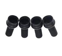 Steel Wheel Bolts Compatible With For Beetle For Bora For Caddy For Golf For Passat M14*1.5mm 8D0601139F Steel Wheels Screw Bolt Key Lock Lug Nut Set