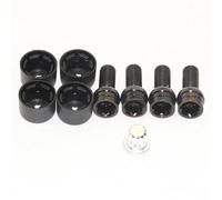 Steel Wheel Bolts Compatible With For Bora For Golf For J&etta For Magotan For Beetle For Passat 1K0 698 137 M14*1.5MM Steel Wheel Bolt & Lock Lug Nut Set With Key