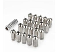 Steel Wheel Bolts Compatible With SUZUKI 20PCS Stainless Steel Lug Nuts M12x1.25 M12x1.5 M14x1.5 M14x2 1/2-20 Car Accessories Wheel Nuts Bolts(M14x1.5)