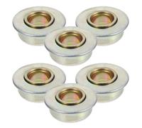 Steel Wheelchair Front Wheel Bearings 6pcs for Rollator | Silver Precision Fit, Walker Front Fork Assembly, Indoor Daily Commuting Replacement Set