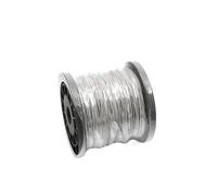 Steel wire 100Meters Wire Rope PVC Transparent Coated Cable 304 Stainless Steel Clothesline Diameter 0.8mm 1mm 1.5mm 2mm 3mm for DIY(Diameter 1mm,50M)