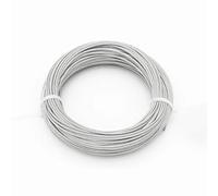 Steel Wire 5 To 50 Meters 304 Stainless Steel Wire Rope Flexible Cable Softer Waterproof Rustproof Lifting Line(Diameter 1mm,40 meters)