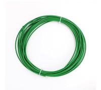 Steel Wire 50/100M GREEN/RED/Black/Plastic Coated Stainless Steel 304 Wire Rope Cable 1MM-6MM Diameter After Coating(Green,50M,4mm after coating)
