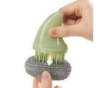Steel Wire Ball Brush Multi-Functional Integrated Design Dishwashing