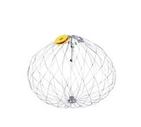 Steel Wire Crab Net - Fishing Tackle Net Soft Multifunctional Automatic Open and Close Lobster Trap Crustacean Crustacean Catching Tool | Allows Easy and Efficient Fighting