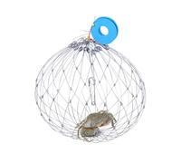 Steel Wire Crab Net Lobster Trap Fishing Net Made of Steel Wire Crab Trap Fishing Net for Crab Landing Net Fishing Nets for Opening and Closing the Crab Net