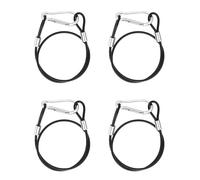 Steel Wire Lines Flexible Tree Safe Hanging Arrangement Prevents Branch Damage from Weighty Perches Hanging Steel Cable with Carabiner Hook