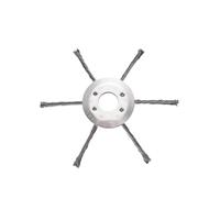 Steel Wire Mowing Tool 6/8-inch Universal Weeding Brush Head Edging Pruning Mower Head Parts Weed Mower Tool Lawn New paint paint String Replacement head 2025 Mower,Tool weed Tool lawn 6 Steel