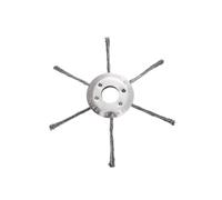 Steel Wire Mowing Tool 6/8-inch Universal Weeding Brush Head Edging Weed Parts Pruning Mower Head Mower Tool Wire 6Inch Lawn Fits Tray Tray Update Weed Lawn eater Update with Tool Remover trim