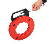 Steel Wire Puller - Flexible Cable Fishing Tool for Tight Spaces - Durable Wiring Guide - Electrical Fish Tape Alternative | for Conduit, Drywall, Ceiling, Insulation & Home Improvement Projects