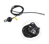 Steel Wire Rope Set for Home Gym Diy Fitness Equipment - 1.4m/1.8m/2m/2.5m/ Customizable Multi-use Strength Training Cable with 5mm Diameter 100kg Load Capacity Alloy Buckle Gravity Ball Structure(2M)