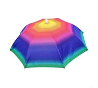 Steel Wire Umbrella Hat 55cm Lightweight Outdoor Gear | Hands-free design, keeps dry, sun protection, 55cm diameter, suitable fishing gardening