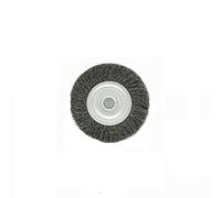 Steel Wire Wheel Brush, 100 * 16mm Wheel Wire Brush, Rotary Round Wire Brush for Cleaning Rust, Stripping and Abrasive
