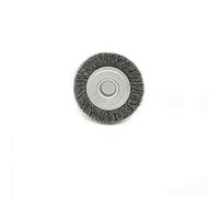 Steel Wire Wheel Brush, 75 * 16mm Wheel Wire Brush, Rotary Round Wire Brush for Cleaning Rust, Stripping and Abrasive