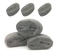 Steel Wool Fill Fabric DIY Kit, Coarse Wire Wool Hardware Cloth, Gap Blocker, Keep Mice Away from Holes/Siding/Pipeline/Vents in Garden, House, 6 Pack × 10FT