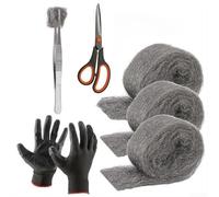 Steel Wool Gap Filler 3-Pack 12ft Mice Blocker