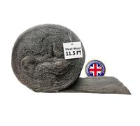 Steel Wool Mice Blocker 0000 Ultra Fine - 3.5 m / 11.5 Ft Long - Wire Wool Mice Rats - Wall Hole Wall Fabric
