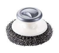 Steel Wool Scrub Pad, Metal Wire Scrubber, Wire Mesh Scrubber, Steel Scouring Sponge Wire Pot Pad, Sponge Steel Wool Pads Scouring Pads for Kitchen Pots Pans