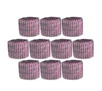 Steel Wool Soap Pads - 10 Scrubbing Pads | Household Cleaning Sponges | Anti-Scratch Metal Cleaning Pad with Soap Powder | Pre-Soaped Pads for Cleaning Dishes Pots Pans Grills and Sinks