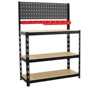 Steel Workbench with Pegboard 1m - AP12601