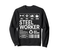 Steel Worker Handling Information Sweatshirt