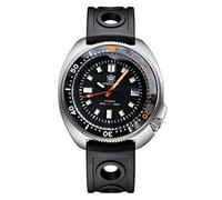 STEELDIVE SD1970C Black Dial Ceramic Bezel Luminous Diving Mens Watches NH35 Automatic 200m Stainlesss Steel Sports Wristwatches, rubber strap, 33.0*31.0*29.3*0.4 mm, Modern