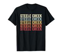 Steele Creek Alaska Steele Creek AK Retro Vintage Text T-Shirt