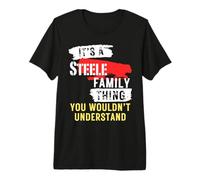 Steele Family Name Premium T-Shirt