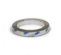 SteelFlex® Gloss White & Premium Self Adhesive Steel Tape for Creating a Surface Magnets Will Stick To - 12.5mm Wide - 5m Length