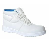 Steelite Albus Vegan Laced Microfibre Safety Boot White - FW88