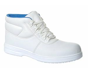 Steelite Albus Vegan Laced Microfibre Safety Boot White - FW88